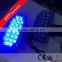 12V 22 x 2 DIY Red,White,Blue Rectangle LED Motorcycle lights Flashing Tail Lights Warning light Emergency Lamp