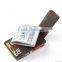 2015 most popular best price genuine leather money clips with customized logo