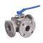 Gear Operation WCB Flange Ball Valve PN16