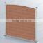 WPC/Wood Plastic Fence/Enclosure Wall 1.8m/2.0m/Octagon pillar