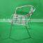 cheap restaurant furniture cast aluminum chair with stainless steel table YC001 YT2