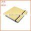 Custom Logo 18.5*18CM Sticky Notes Eco friendly Noyebook 25 Sheets Sticky Flags With Magnet Closure
