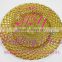 Elegant glass plate decorative glass plate cheap charger plates