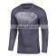 2016 New Product Superhero T-shirt Avengers Marvel Superman Long Sleeve Compression Tight Shirt