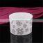 80110 big size snow printing glass candle jars wholesale