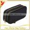 Black Fashion Brand Microfiber Cosmetic Bag In Simple Style