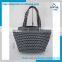 New Fashion Geometry Printing Shopping Bag Cotton Canvas Fashionable Shopping Bags for Women