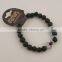 New natural stone Beaded Golden Buddha head Men/Women Elasticity bracelet                        
                                                Quality Choice