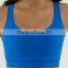 custom plain 86% nylon 14% spandex blue cheap wholesale bra
