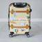 2PCS Printed Luggage+ABS PC
