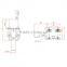 6V Control Valve Water Solenoid Valve Auto Tap Faucet Spare Parts