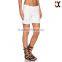 2015 white tattered women shorts jeans high waisted jean shorts wholesale JXQ1105