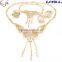 CJ1150-(2-8) golden plating different design jewelry sets for wedding/evening party golden silver jewelry