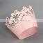 Custom made cheese cupcake cases red lace paper wrappers
