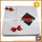 paper christmas gift box with window lid