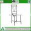 metal frame foam cushion pu or cloth surface dining room furniture chair