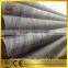 Spiral welded steel pipe for liquid or gas