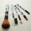Private Label Hair Brush 5pcs Travel Sets Cosmetic Makeup Brushes for Kids