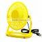 Factory Price 4inch plastic 5v dc usb powered desktop portable mini fan
