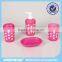 2PC Set Latex backing Jacquard Bathroom Rug