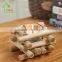 2016 Unique Creative Cheap Wooden Glass Handmade Crystal Candle Holder