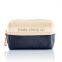 canvas cosmetic zip pouch