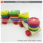Wholesale diy wooden intelligent train toys