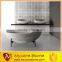 white marble natural bathroom stone tub with faucet
