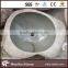 Natural Stone Grey Round Wash Basin for Bathroom
