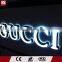 Factory direct sale acrylic mini sign led halo letter