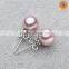 China custom fashion ladies earrings pearl jewelry