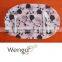 2014 new designs placemat round shape balck rose printed