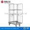 Wholesale collapsible wire mesh warehouse rolling container with long service life