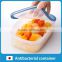 Easy to use and Premium plastic food container rectangular with lid for home use , made by japanese quality