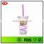 450 ml Insulated double wall PS tumbler with flat lid for drinking