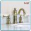 Double Spout Oil Rubbed Bronze Color Basin Faucet