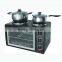 CE approved 20L toaster oven with cooktop