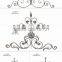 Casting Wrought iron ornamental fence scroll
