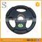 Best Selling Fitness Accessories Tri-grips Olympic PU Weight Plates BW2005