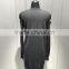 LADIES WOOL CASHMERE KNITTED LONG SLEEVE ROUND NECK DRESS