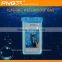 2015 Best selling 100% seal transparent waterproof bag for cell phone waterproof case