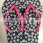New Soft Women Flower Footbed Basic Beach Slippers