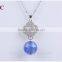Glass Essential Oil Diffuser Pendant Necklaces flowers 2016