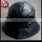 waterproof PU brown bucket hat
