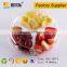 Disposable take away plastic salad bowl food container for picnic