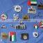 Custom die casting blank metal name badge with magnet