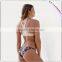 Unlined white micro warp bikini swimwear