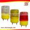 red/yellow solar flashing power led road construction warning light