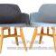 2015 new relax wood leisure chair with back wholesale