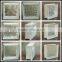 low price side color glass block